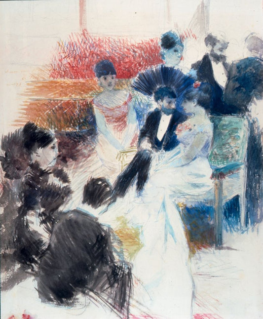 Parisian Salon - by Jean-Louis Forain