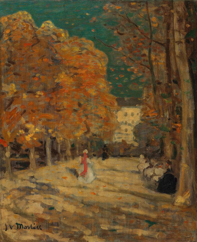 Luxembourg Gardens, Paris - by James Wilson Morrice