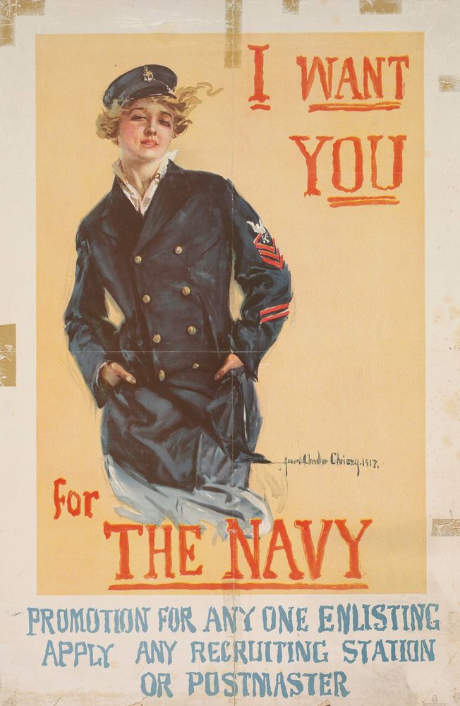 "I Want You For The Navy" - by Howard Chandler Christy