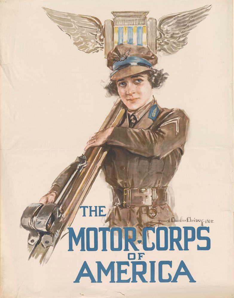 The Motor-Corps of America - by Howard Chandler Christy