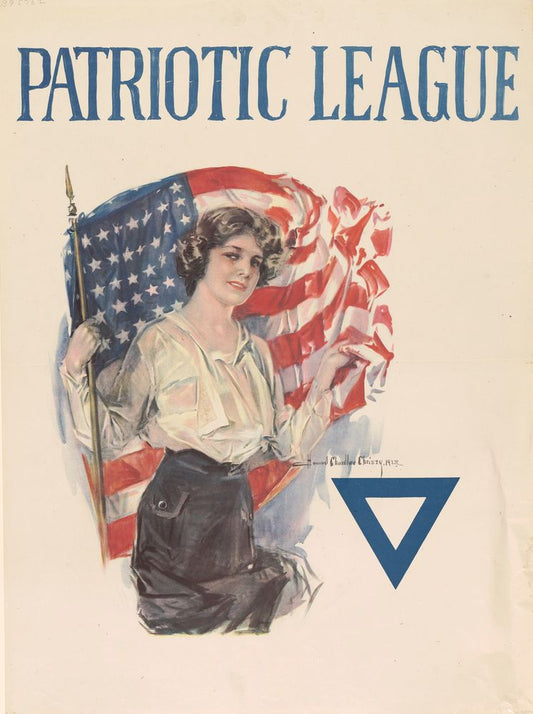 Patriotic League. Y.W.C.A. - by Howard Chandler Christy