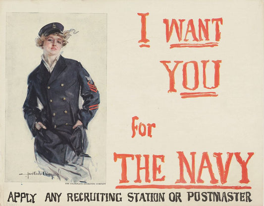 I Want You for the Navy ... - by Howard Chandler Christy