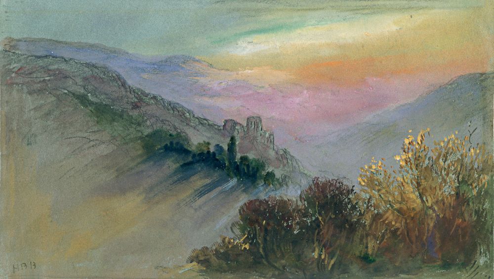 Mountain Landscape - by Hercules Brabazon Brabazon