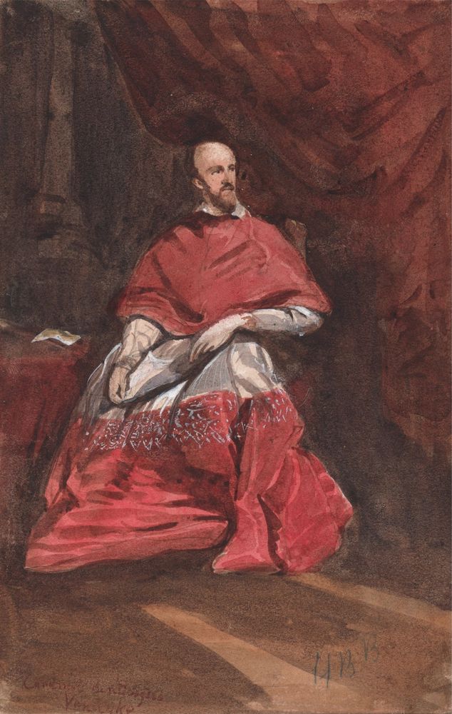 Cardinal Bentivoglio - by Hercules Brabazon Brabazon