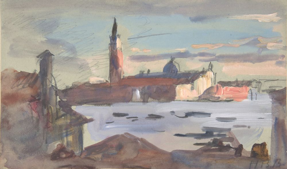 San Giorgio Maggiore, Venice - by Hercules Brabazon Brabazon