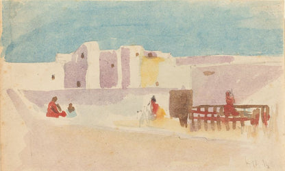 Walls of a North African City - by Hercules Brabazon Brabazon