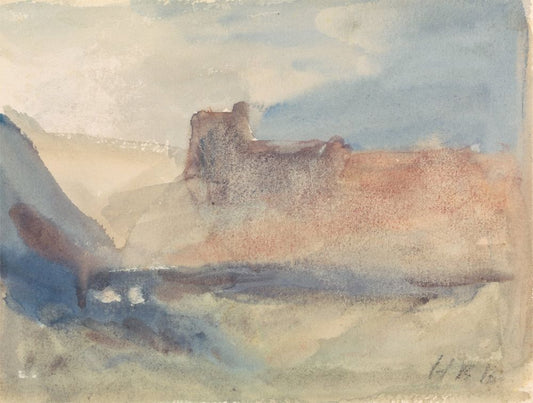 Coast near Tunis - by Hercules Brabazon Brabazon