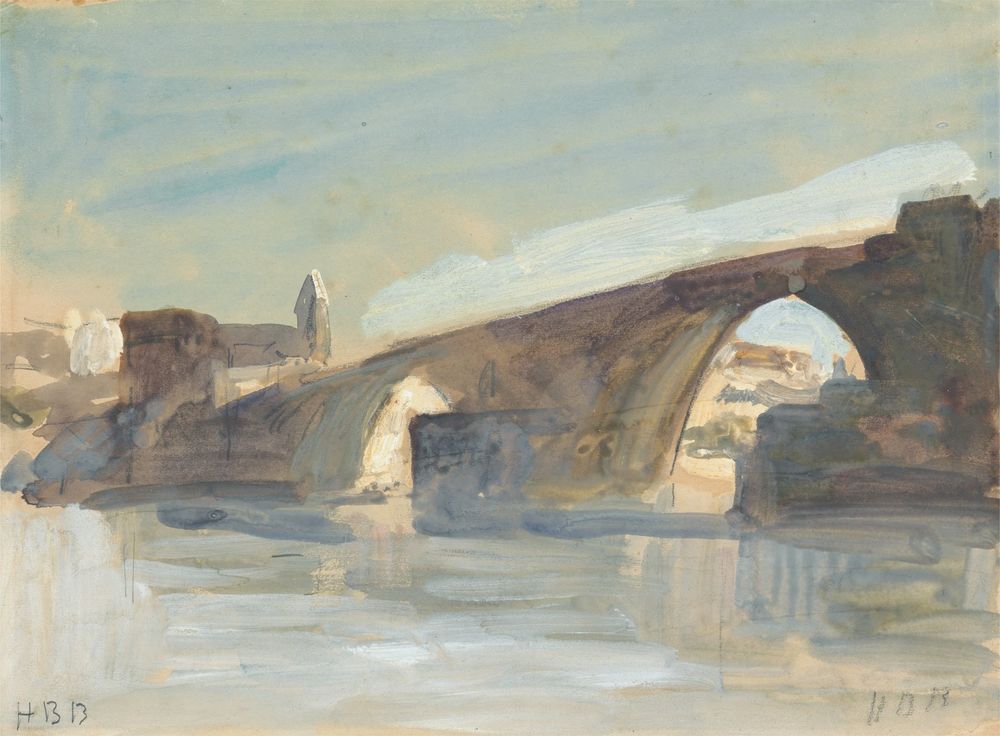 A Bridge - by Hercules Brabazon Brabazon