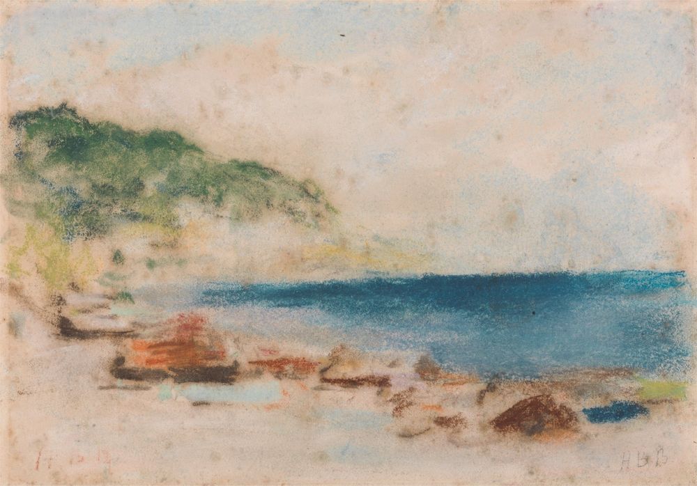 Coastal Scene - by Hercules Brabazon Brabazon