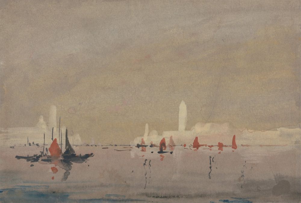 Venice from the Lagoon - by Hercules Brabazon Brabazon