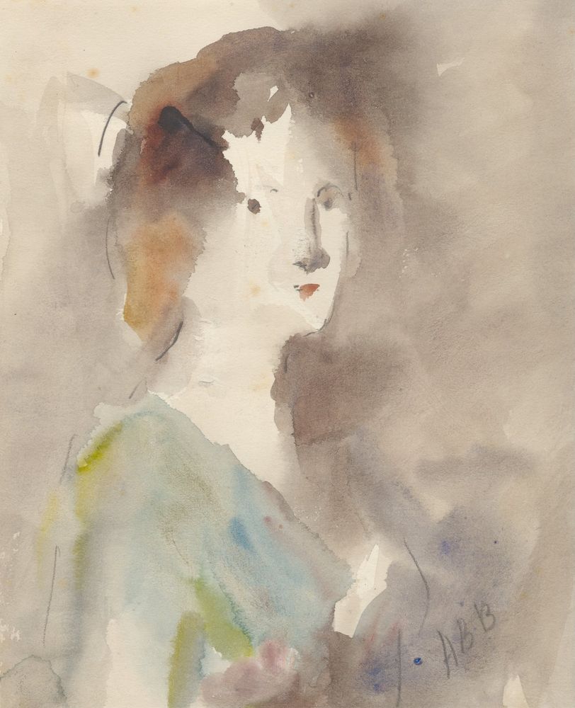 Portrait of a Woman - by Hercules Brabazon Brabazon