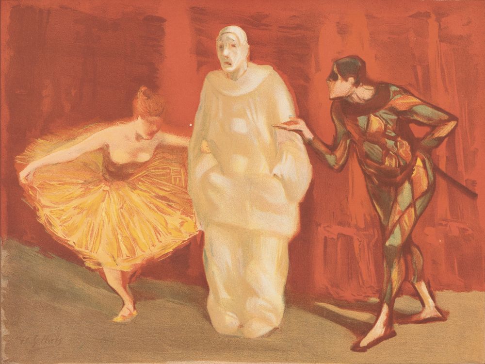 Pantomime - by Henri-Gabriel Ibels