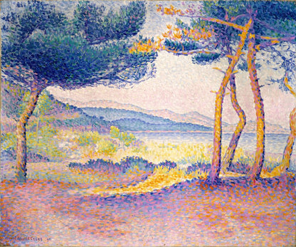 Pines Along the Shore - by Henri-Edmond Cross