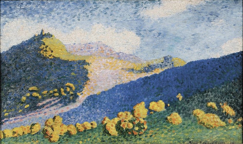 The Little Maure Mountains - by Henri-Edmond Cross