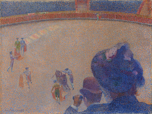 Bullfight - by Henri-Edmond Cross