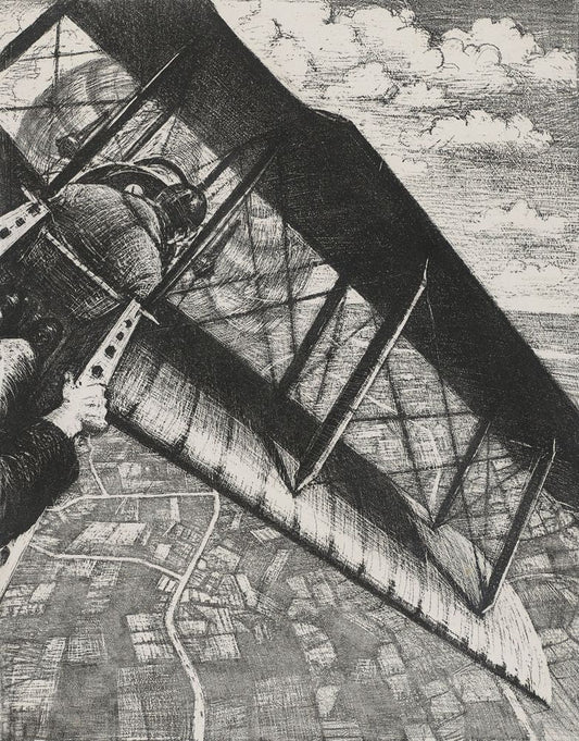 Banking at 4000 Feet - by Christopher R. W. Nevinson