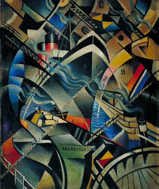 The Arrival - by Christopher R. W. Nevinson