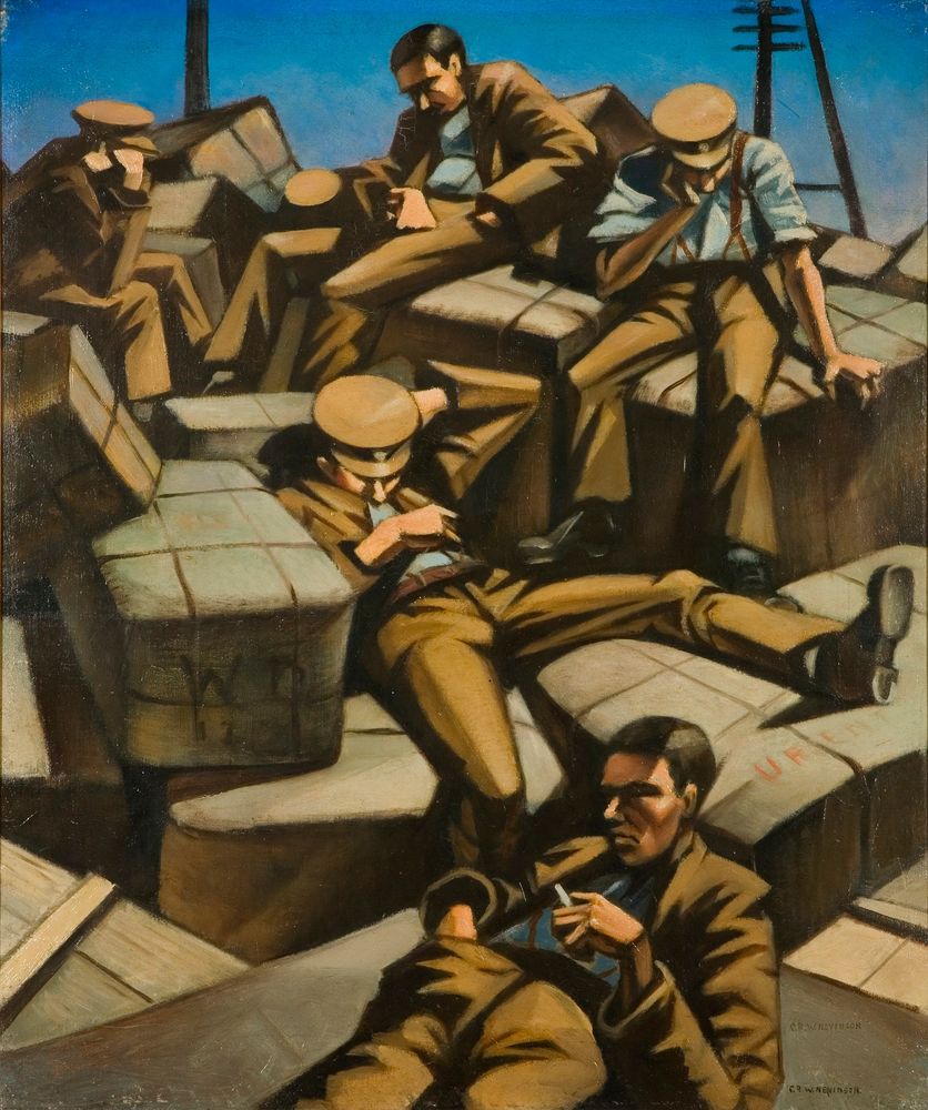 Dog Tired - by Christopher R. W. Nevinson