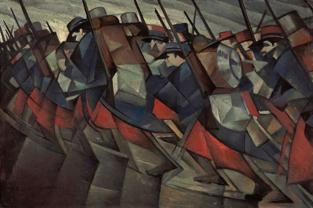 Returning to the Trenches - by Christopher R. W. Nevinson