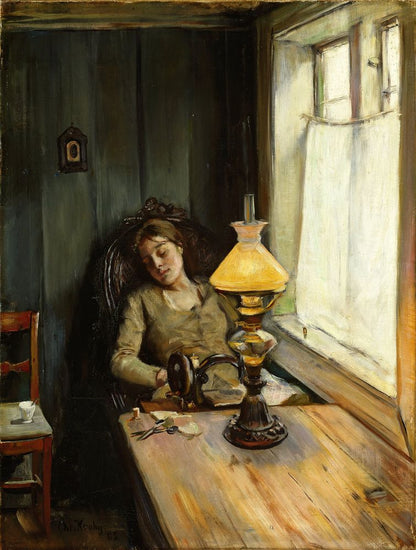 Tired - by Christian Krohg