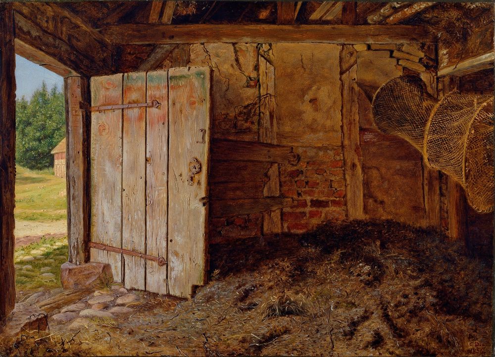 Outhouse interior - by Christen Dalsgaard