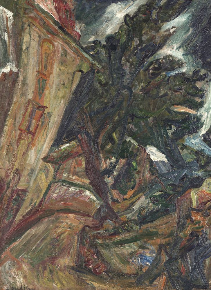 Landscape with Figures-Ceret - by Chaïm Soutine