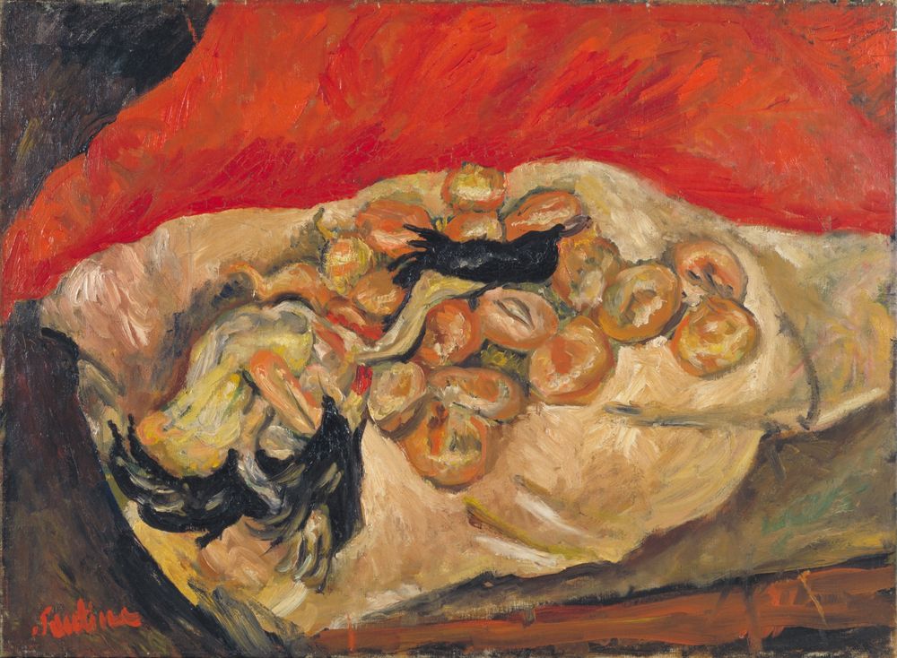 Still Life with Fowl [Nature Morte à La Volaille] - by Chaïm Soutine