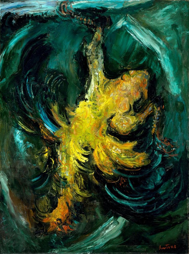 The Chicken - by Chaïm Soutine