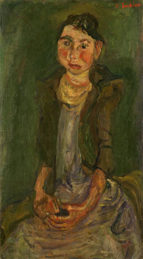 Farm Girl [La Fille de Ferme] - by Chaïm Soutine