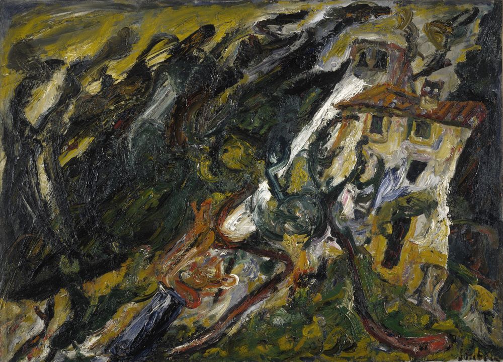 Le Mas Passe-Temps, Céret - by Chaïm Soutine