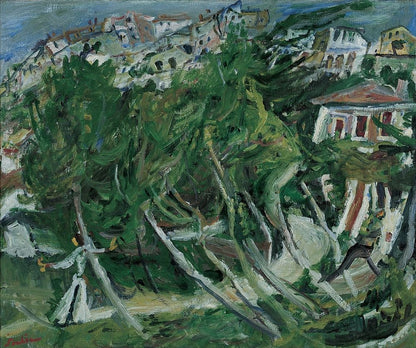 Landscape at Cagnes - by Chaïm Soutine