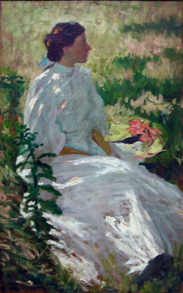 A Study in White - by Charles Webster Hawthorne