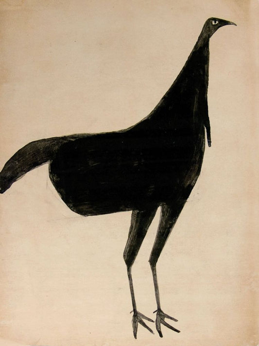 Black Turkey - by Bill Traylor