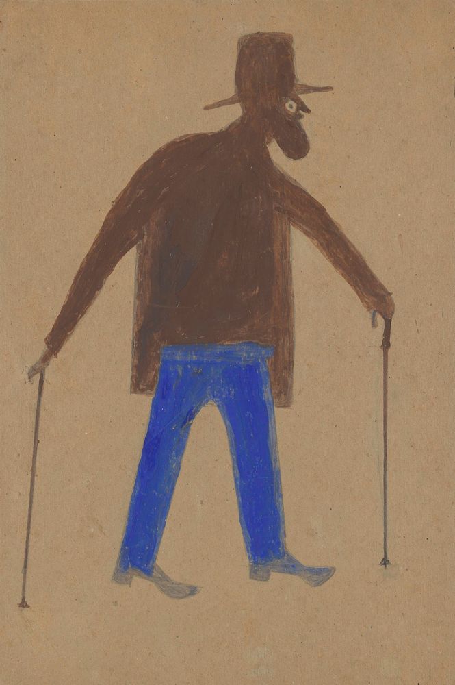 Self-Portrait - by Bill Traylor