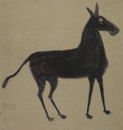 Untitled (Mule) - by Bill Traylor