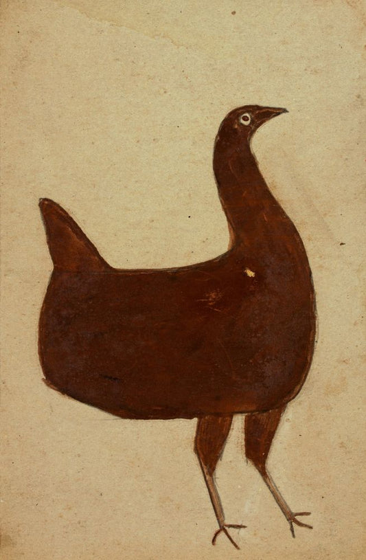 Untitled [Hen] - by Bill Traylor