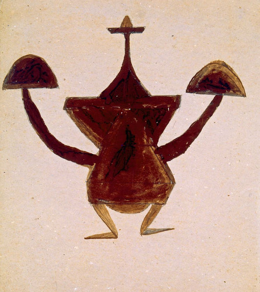 Untitled [Footed Form] - by Bill Traylor