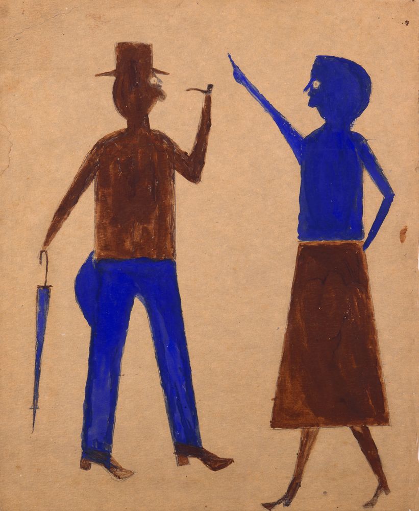 Talking Couple - by Bill Traylor