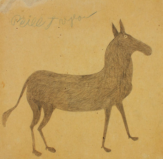 Untitled [Mule] - by Bill Traylor