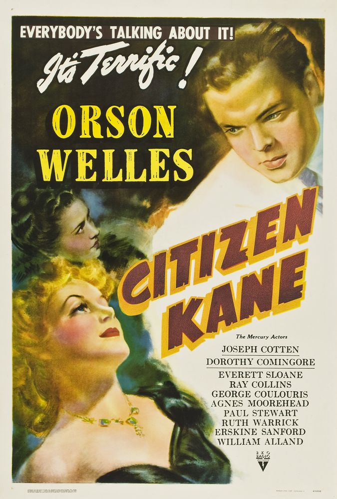 Citizen Kane (RKO, 1941), Style B. Movie Poster Reprint