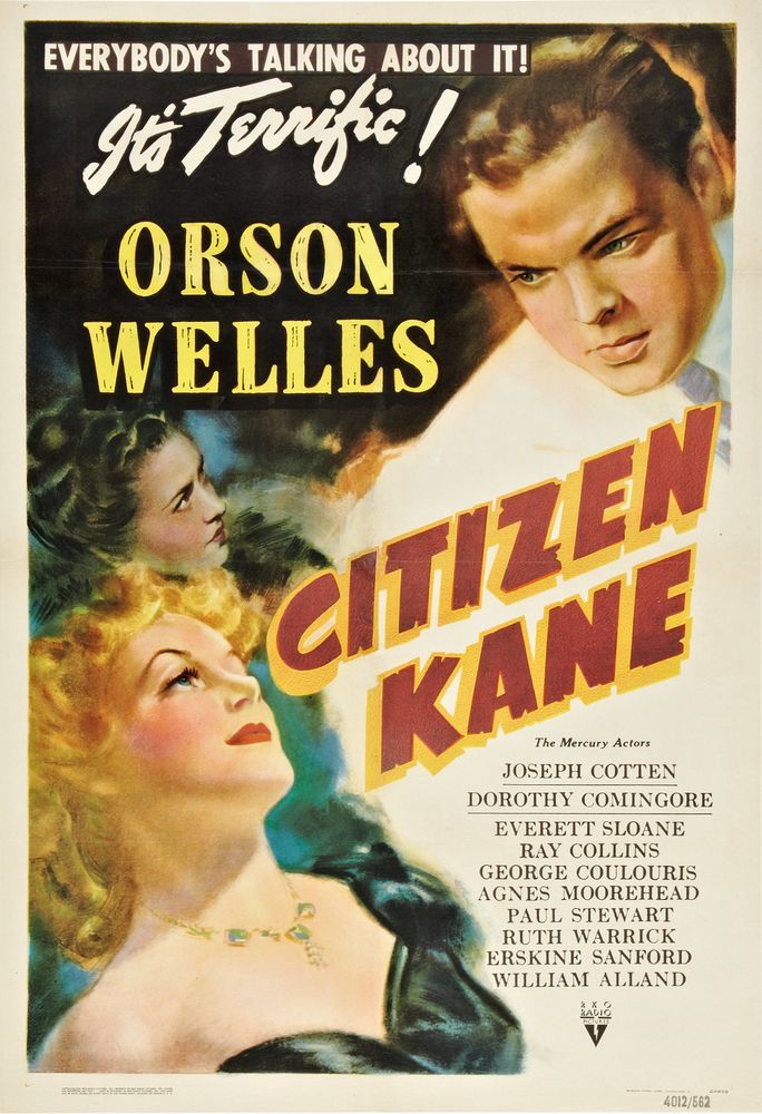 Citizen Kane (RKO, 1941). Style B. Movie Poster Reprint