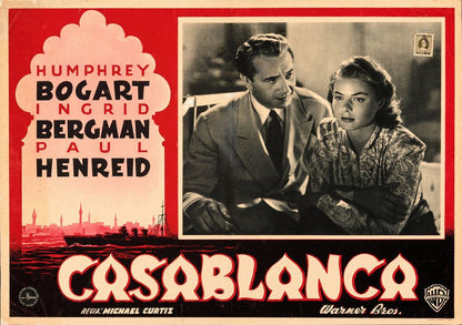 Casablanca (Warner Bros., 1947), Movie Poster Reprint