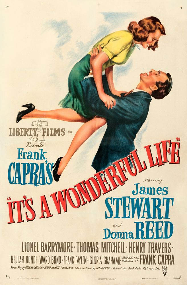 t's a Wonderful Life (RKO, 1946). Movie Poster Reprint