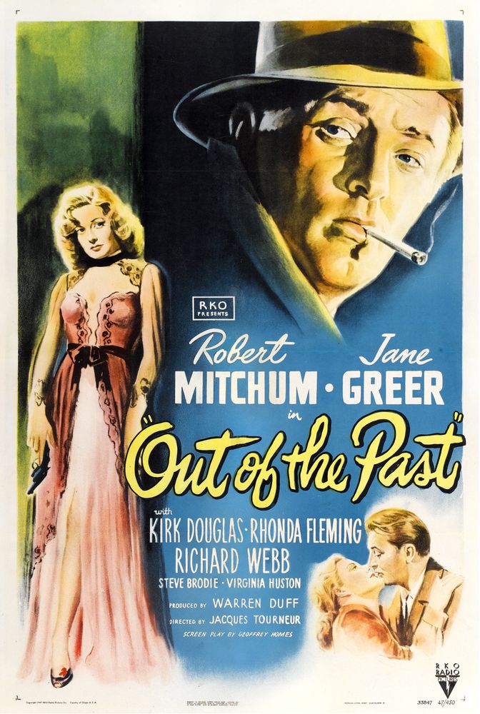 Out of the Past (RKO, 1947). Movie Poster Reprint