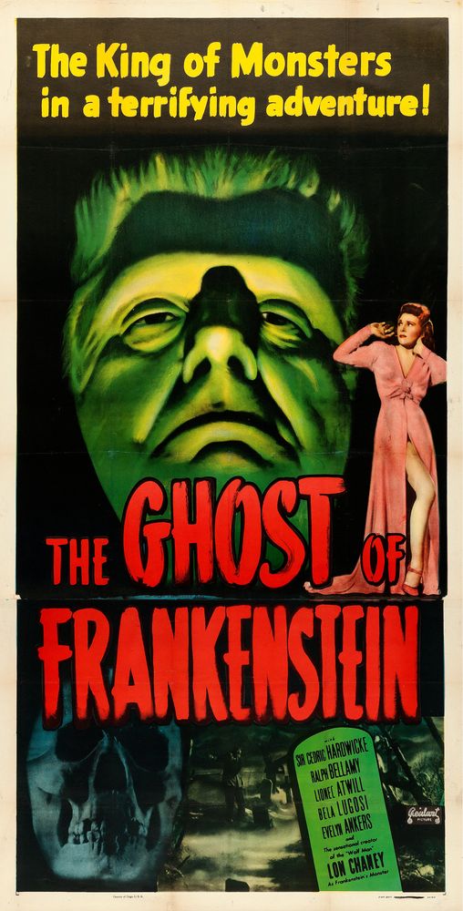 The Ghost of Frankenstein (Realart- R-1948). Movie Poster Reprint