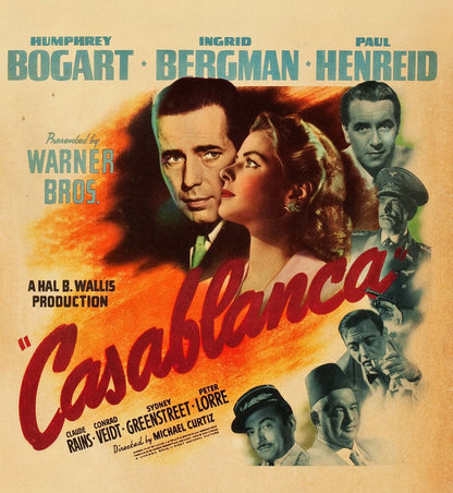 Casablanca (Warner Brothers, 1942) Movie Poster Reprint