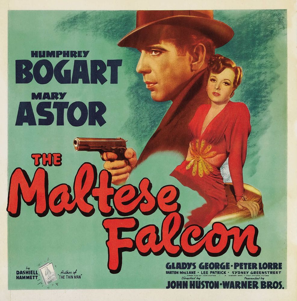 The Maltese Falcon (Warner Brothers, 1941) Movie Poster Reprint