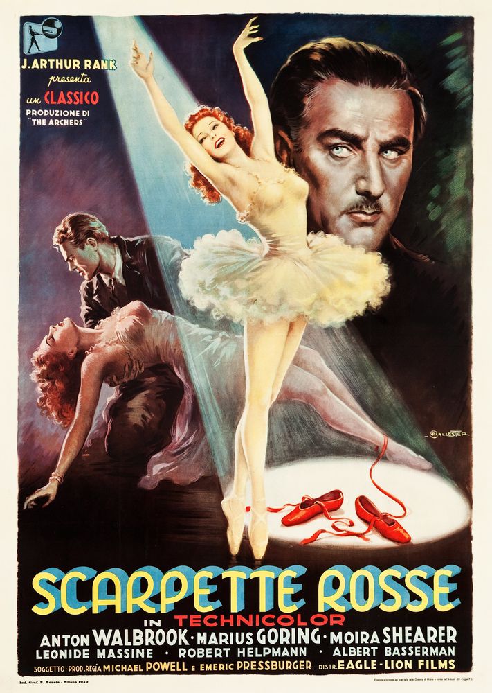 The Red Shoes (Eagle Lion, 1949). Italian Movie Poster Reprint