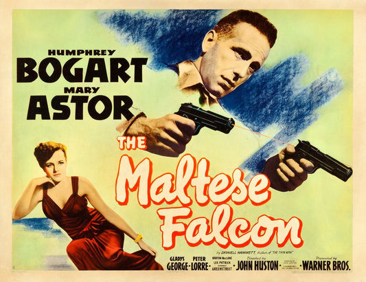 The Maltese Falcon (Warner Brothers, 1941). Style B. Movie Poster Reprint