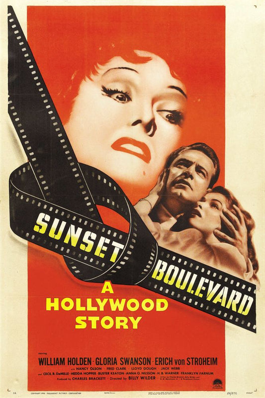 Sunset Boulevard (Paramount, 1950). Movie Poster Reprint